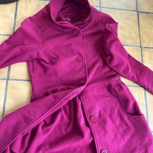 Prana Women’s Button up jacket in Plum